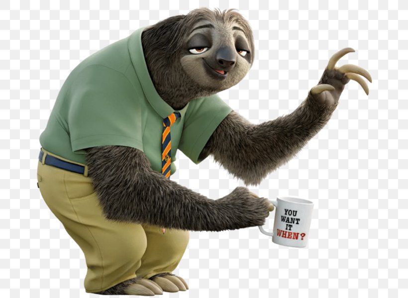 Three-toed Sloth Flash Lt. Judy Hopps Nick Wilde, PNG, 779x599px, 2016, Sloth, Animal, Animation, Character Download Free