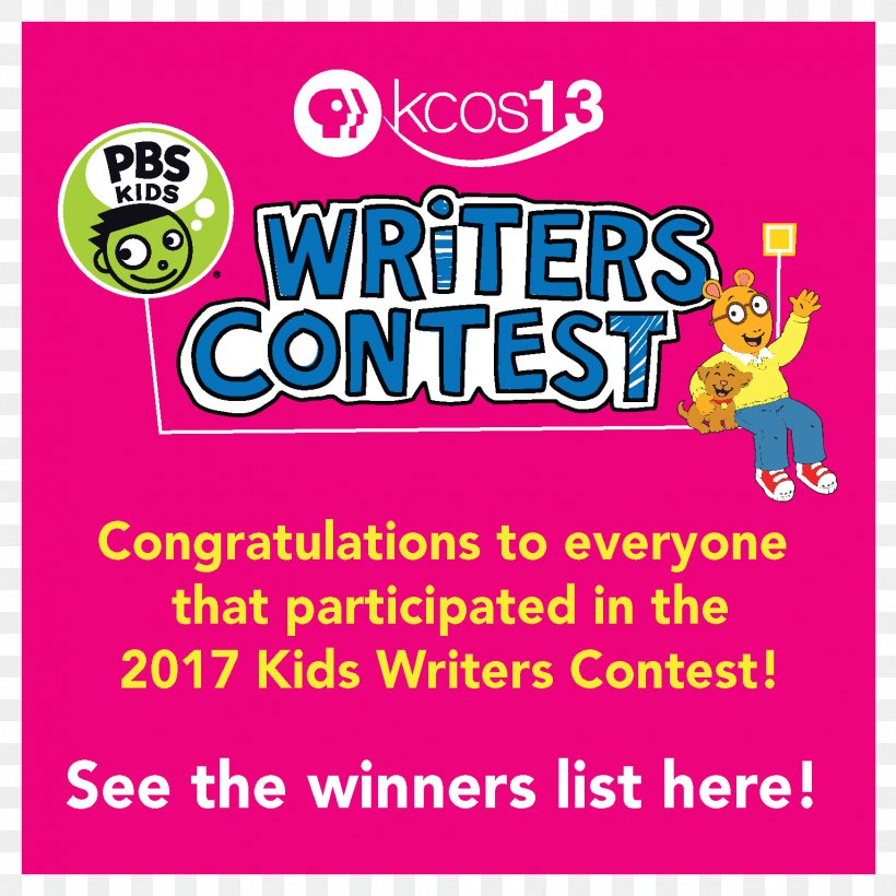 PBS Kids Writing Essay Writer Competition, PNG, 1533x1533px, Pbs Kids, Advertising, Area, Banner, Brand Download Free