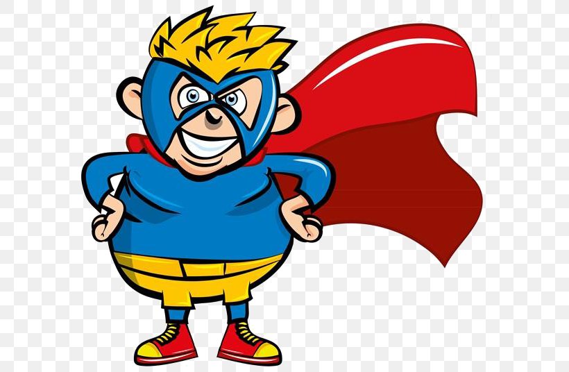 Clark Kent Superboy Cartoon Superhero, PNG, 600x536px, Clark Kent, Animated Film, Artwork, Cartoon, Drawing Download Free
