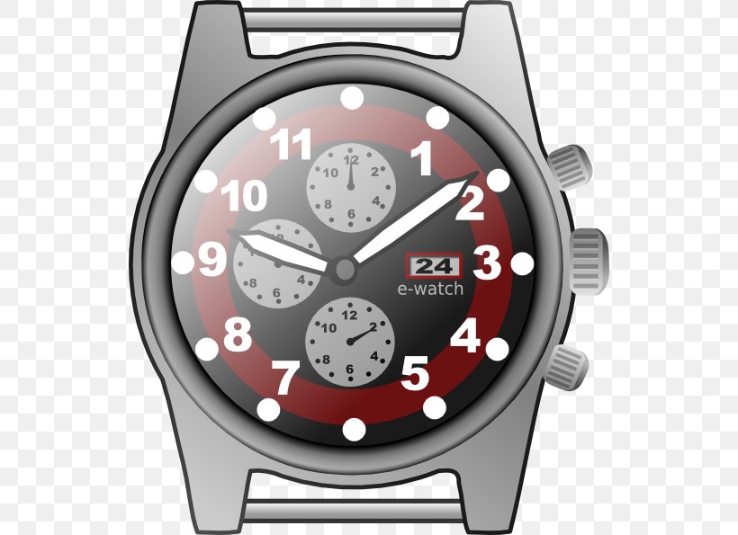 Pocket Watch Clock Clip Art, PNG, 534x595px, Watch, Brand, Chronograph, Chronometer Watch, Clock Download Free