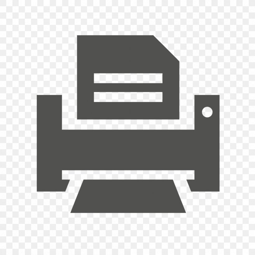 Printer Printing Paper, PNG, 1000x1000px, Printer, Black And White, Brand, Digital Image, Logo Download Free
