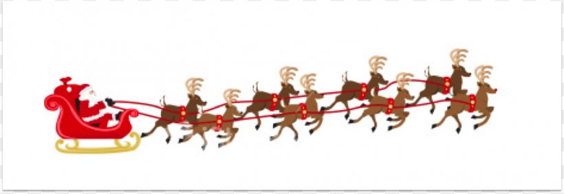 Santa Claus's Reindeer Santa Claus's Reindeer Sled Clip Art, PNG, 1514x521px, Reindeer, Area, Christmas, Christmas Lights, Fictional Character Download Free