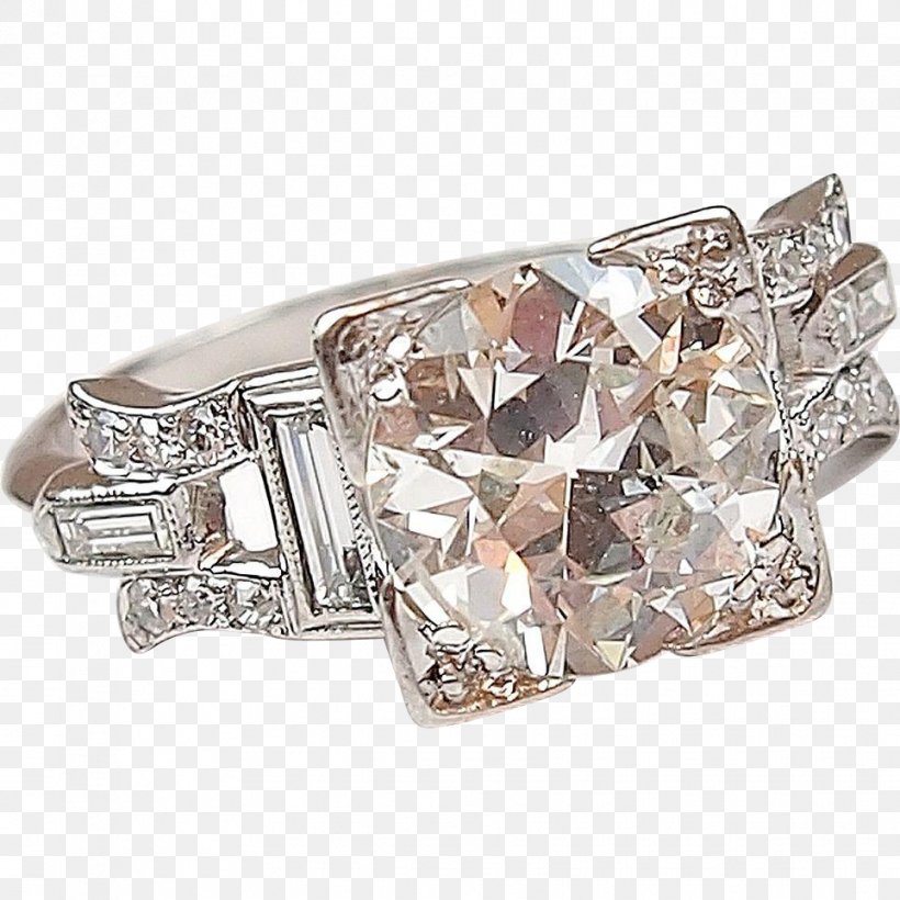 Engagement Ring Jewellery Art Deco Diamond Cut, PNG, 964x964px, Ring, Art Deco, Art Jewelry, Bling Bling, Body Jewelry Download Free