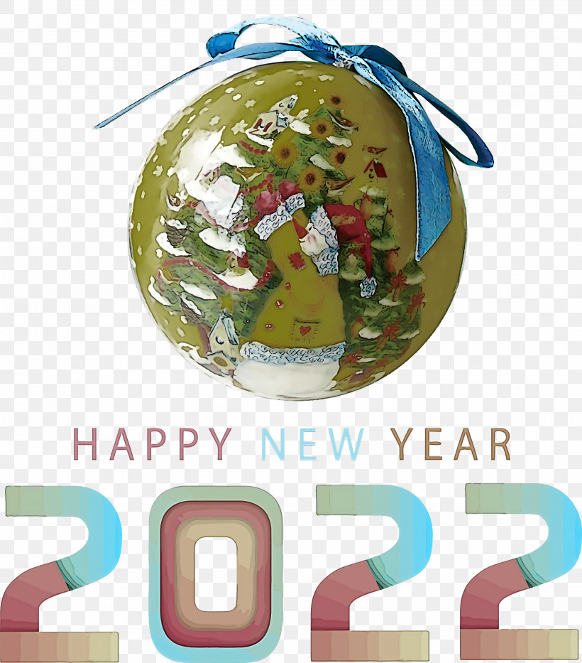 Happy 2022 New Year 2022 New Year 2022, PNG, 2636x3000px, Christmas Ornament M, Bauble, Christmas Day, Meter Download Free