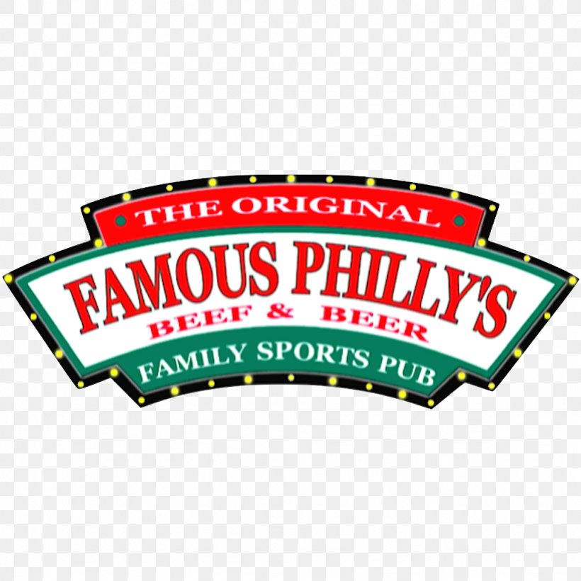 Famous Philly's Beef & Beer Restaurant Logo Brand Philadelphia Eagles, PNG, 1024x1024px, Restaurant, Area, Banner, Brand, Florida Download Free