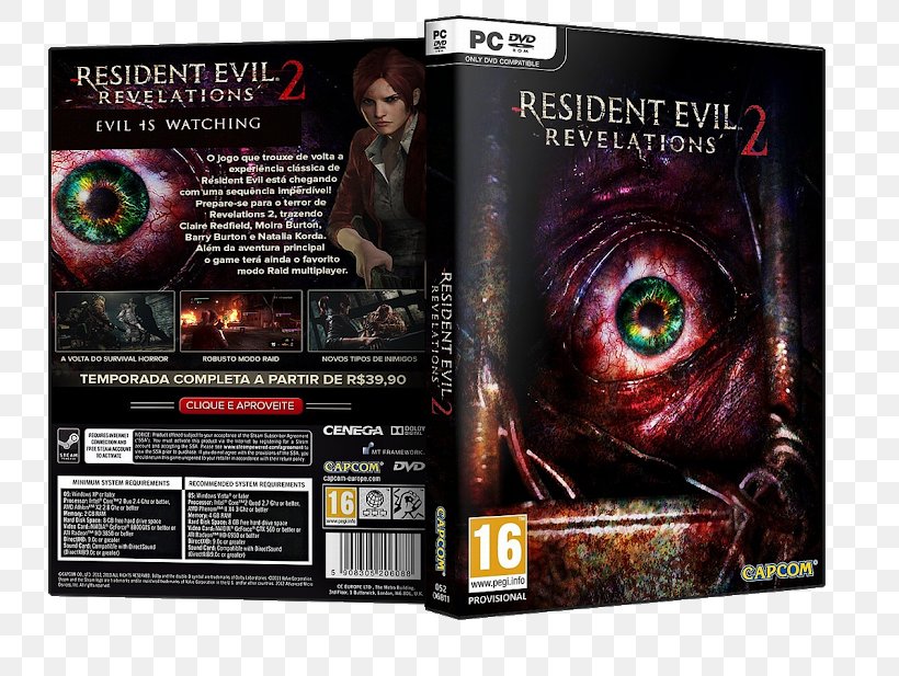 Resident Evil: Revelations 2 Resident Evil 4 Resident Evil: The Darkside Chronicles Xbox 360, PNG, 800x617px, Resident Evil Revelations, Capcom, Dvd, Film, Game Download Free