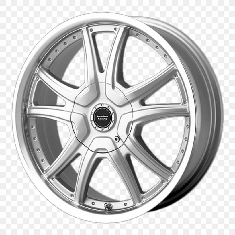Alloy Wheel Car Rim American Racing, PNG, 1024x1024px, Alloy Wheel, American Racing, Auto Part, Automotive Design, Automotive Tire Download Free