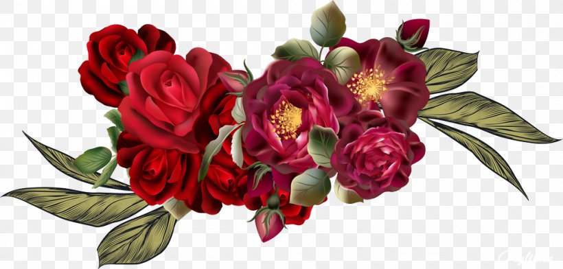 Garden Roses Floral Design Cabbage Rose Cut Flowers, PNG, 1000x479px, Garden Roses, Artificial Flower, Cabbage Rose, Cut Flowers, Floral Design Download Free