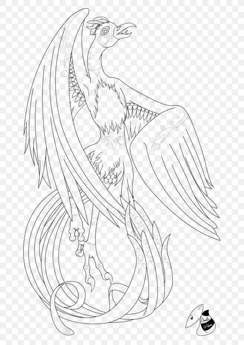 Line Art Drawing, PNG, 690x1156px, Line Art, Arm, Art, Artwork, Beak Download Free