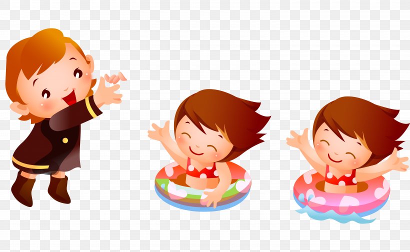 Child Swimming Cartoon, PNG, 6000x3695px, Child, Art, Boy, Cartoon, Fictional Character Download Free