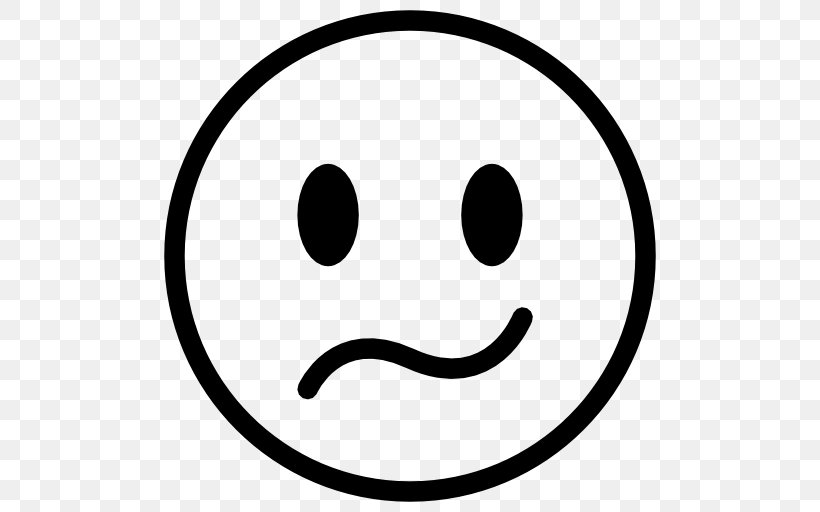 Smiley Happiness Emoticon, PNG, 512x512px, Smiley, Black And White, Emoji, Emoticon, Emotion Download Free