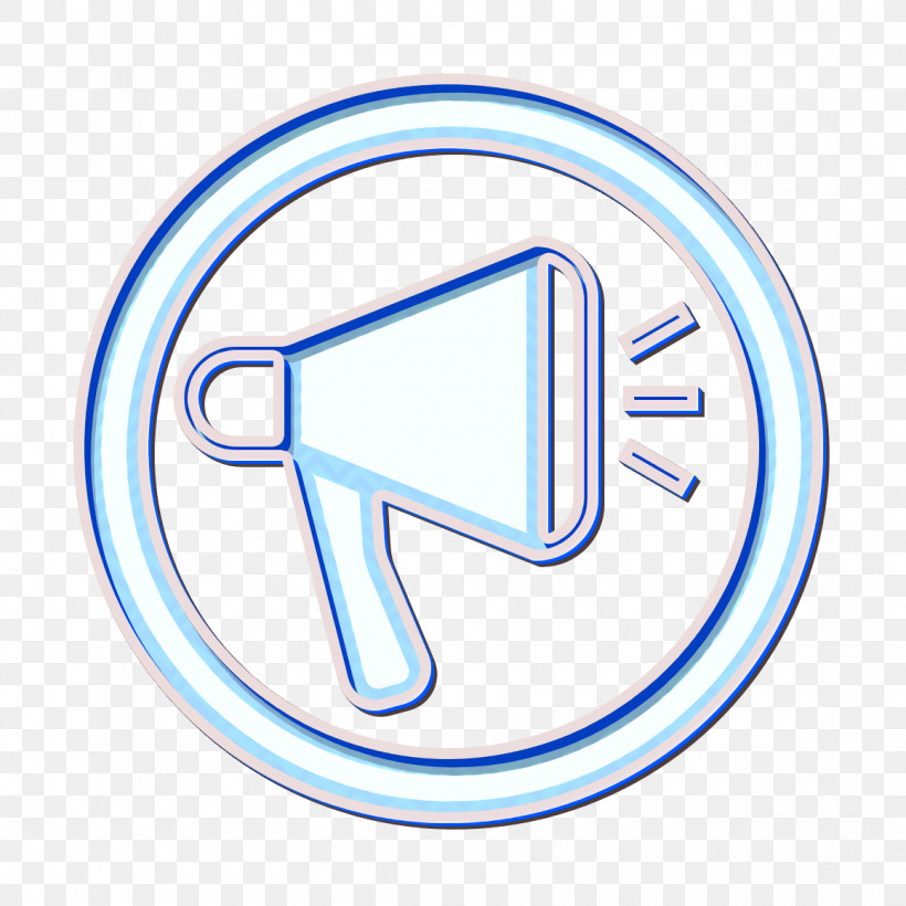 Megaphone Icon Advertising Icon Shout Icon, PNG, 1160x1160px, Megaphone Icon, Advertising Icon, Electric Blue, Logo, Shout Icon Download Free