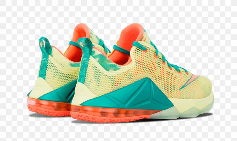 Sports Shoes Nike Lebron Xii Low Mens Nike Lebron 12, PNG, 1000x600px, Sports Shoes, Aqua, Cross Training Shoe, Footwear, Green Download Free