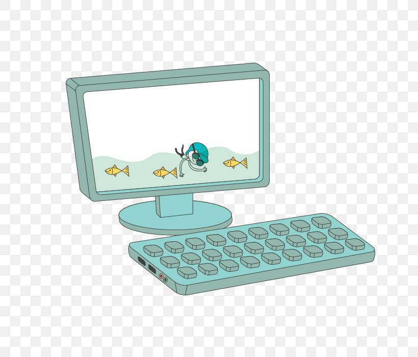 Computer Cartoon, PNG, 700x700px, Computer, Animation, Cartoon, Computer Animation, Desktop Computer Download Free