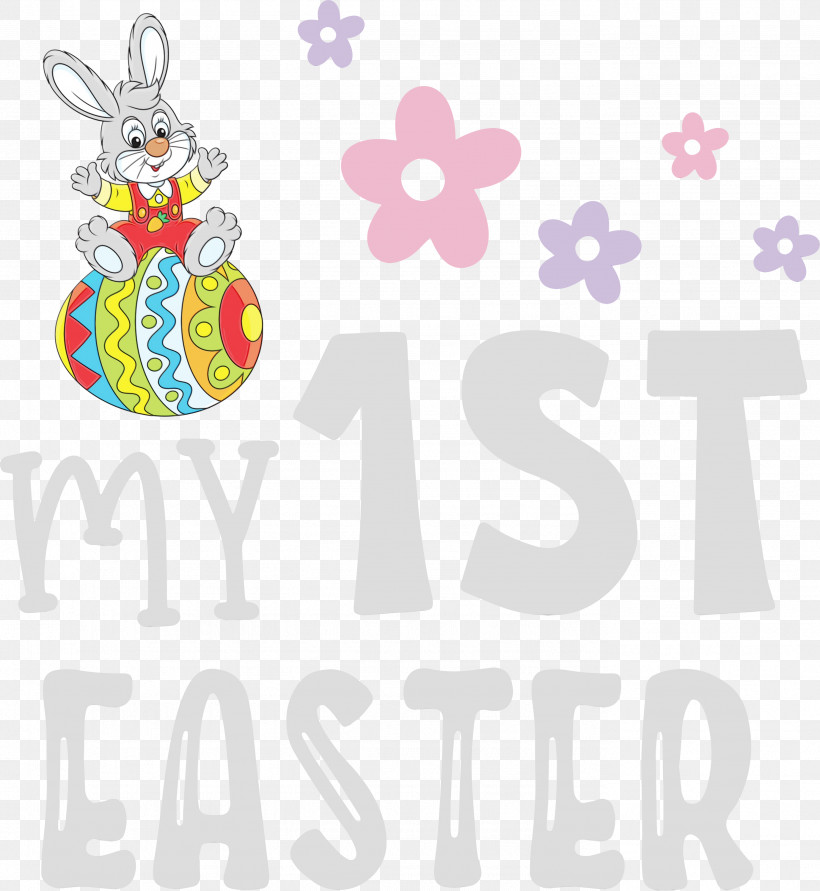 Logo Drawing Cartoon Rabbit, PNG, 2758x3000px, My 1st Easter, Cartoon, Drawing, Easter Bunny, Easter Day Download Free