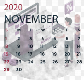 November 2020 Calendar November 2020 Printable Calendar PNG