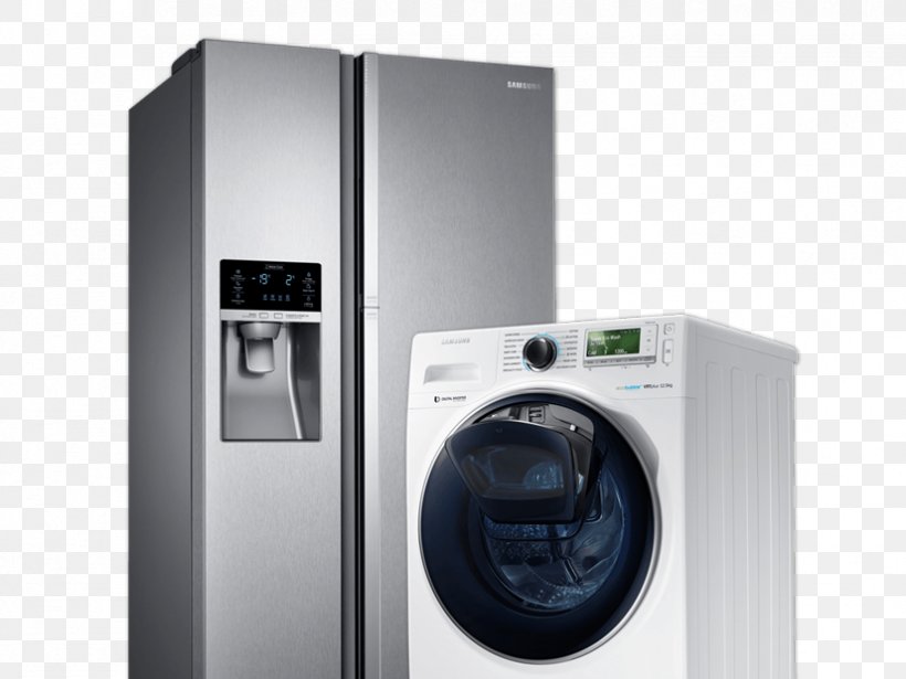 Refrigerator Samsung Electronics Home Appliance Auto-defrost Washing Machines, PNG, 826x620px, Refrigerator, Autodefrost, Clothes Dryer, Home Appliance, Major Appliance Download Free