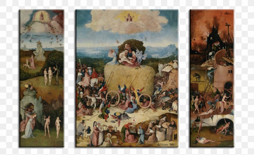 The Haywain Triptych The Garden Of Earthly Delights Noordbrabants Museum Christ Carrying The Cross The Hay Wain, PNG, 945x579px, Garden Of Earthly Delights, Art, Artist, Artwork, Collage Download Free
