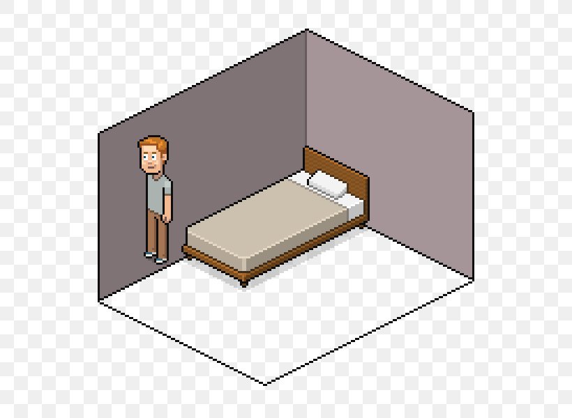 Bedroom Pixel Art House, PNG, 700x600px, Room, Art, Bed, Bedroom, Drawing Download Free