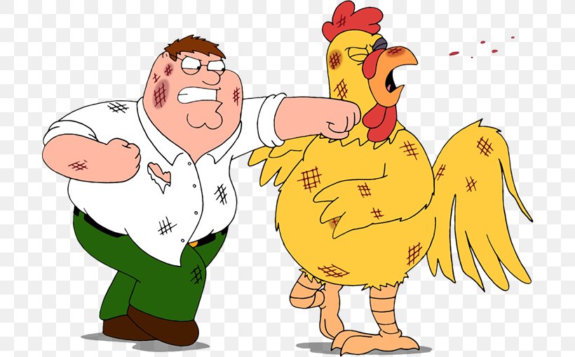 Download Peter Griffin Rooster Cartoon Family Guy Yourself, PNG, 702x509px, Peter Griffin, American Dad ...