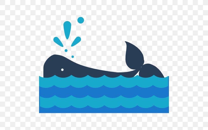 Whale Icon, PNG, 512x512px, Scalable Vector Graphics, Aqua, Area, Azure, Black Download Free