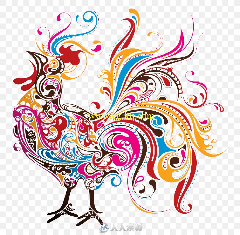 Chicken Rooster Royalty-free Clip Art, PNG, 800x800px, Chicken, Art, Artwork, Beak, Bird Download Free