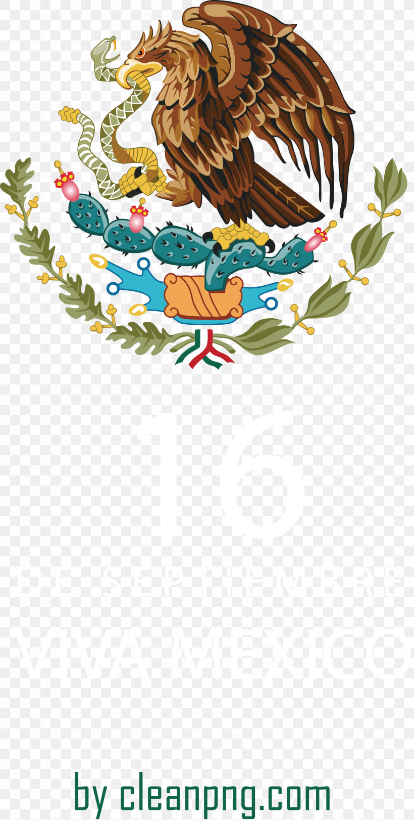 Mexico Flag Of Mexico Coat Of Arms Of Mexico Flag, PNG, 3469x6860px, Mexico, Coat Of Arms, Coat Of Arms Of Mexico, Eagle, Flag Download Free