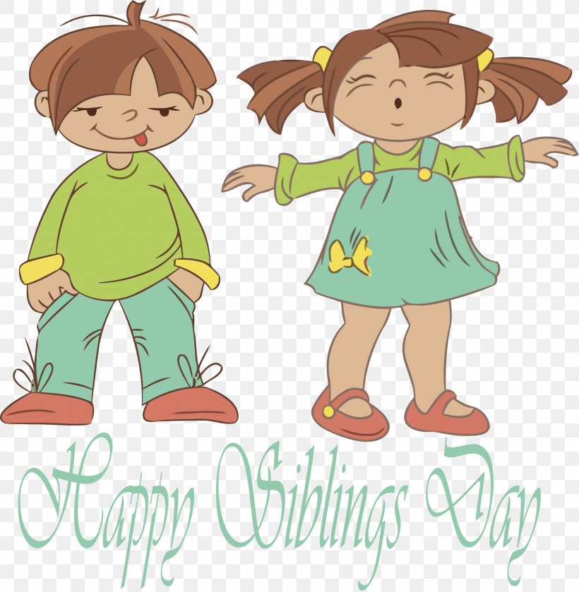 Siblings Day Happy Siblings Day National Siblings Day, PNG, 2929x2999px, Siblings Day, Baby Toddler Clothing, Cartoon, Child, Finger Download Free