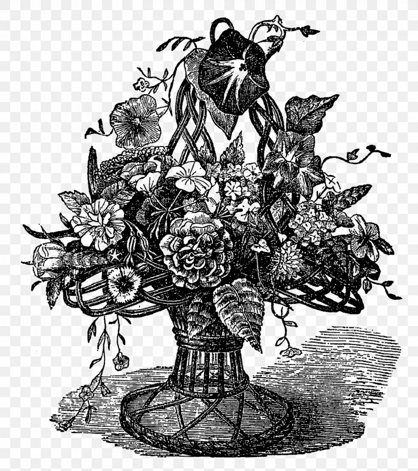 Drawing Visual Arts Tree Flowering Plant, PNG, 1418x1600px, Drawing, Art, Black And White, Fictional Character, Flower Download Free