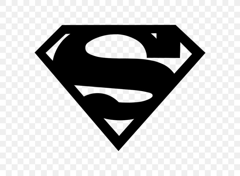 Superman Logo Decal Art, PNG, 600x600px, Superman, Area, Art, Black, Black And White Download Free