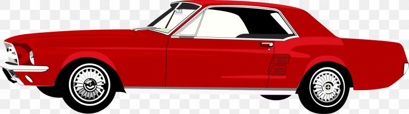 First Generation Ford Mustang Sports Car, PNG, 2400x674px, Ford, Antique Car, Automotive Design, Automotive Exterior, Brand Download Free