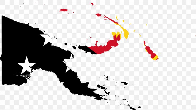 Flag Of Papua New Guinea Vector Map, PNG, 1280x722px, Papua New Guinea, Art, Black, Brand, Flag Download Free