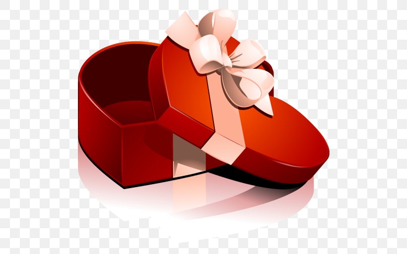 Heart Gift Valentine's Day Box, PNG, 512x512px, Heart, Box, Decorative Box, Gift, Ribbon Download Free