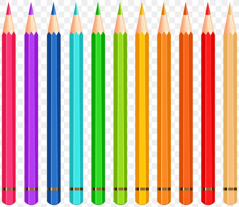 Colored Pencil Vector Graphics Illustration Drawing, PNG, 8000x6943px, Pencil, Art, Color, Colored Pencil, Crayon Download Free