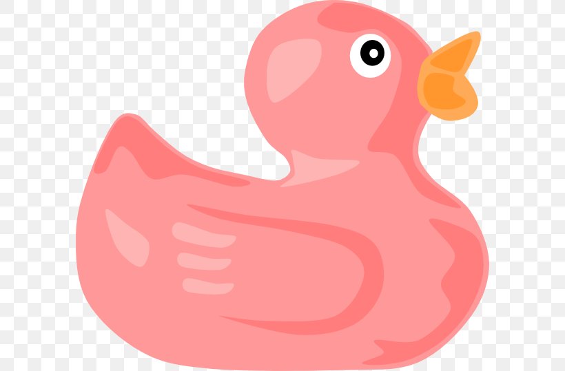 Baby Duckling Pink Rubber Duck Clip Art, PNG, 600x539px, Duck, Anatidae, Baby Duckling, Beak, Bird Download Free