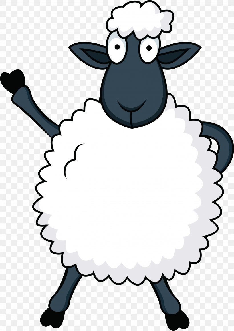 Sheep Royalty-free Clip Art, PNG, 2719x3840px, Sheep, Animation, Artwork,  Black And White, Cartoon Download Free
