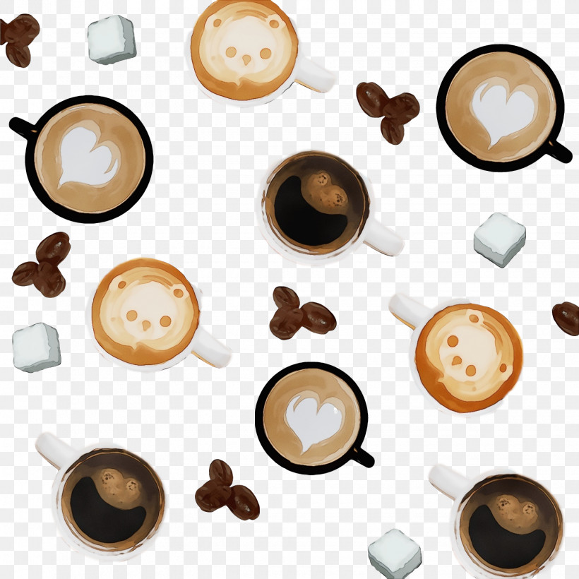 Coffee Cup, PNG, 1440x1440px, Watercolor, Caffeine, Cappuccino, Cartoon, Coffee Download Free