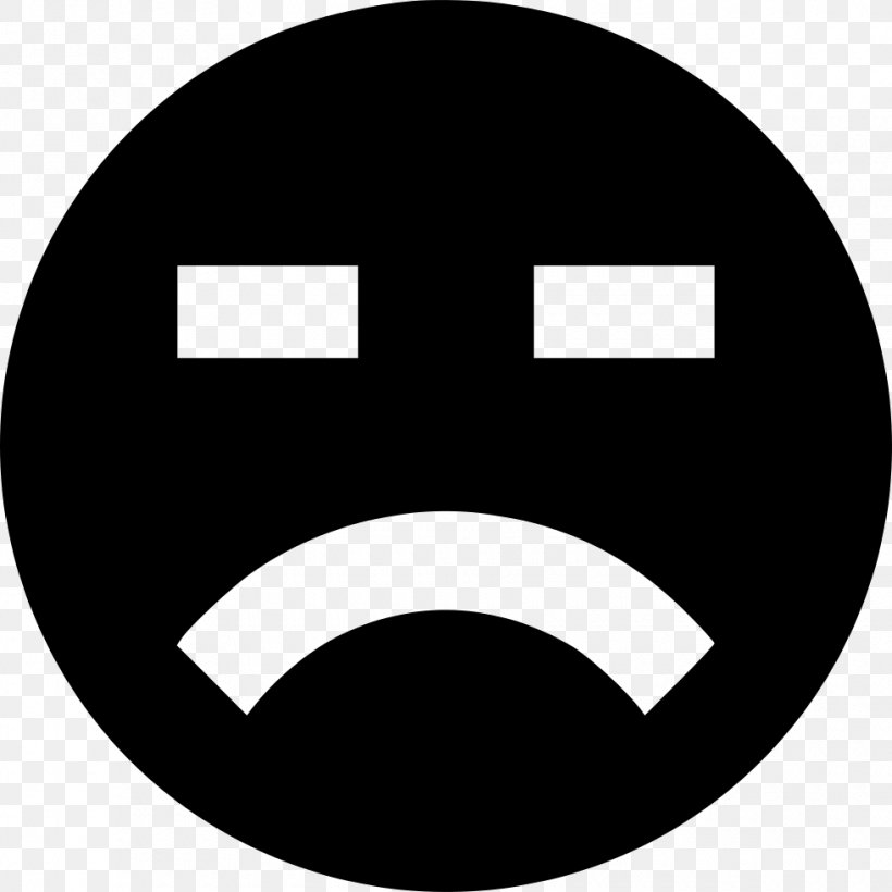Emoticon Smiley, PNG, 980x980px, Emoticon, Avatar, Black, Black And White, Button Download Free