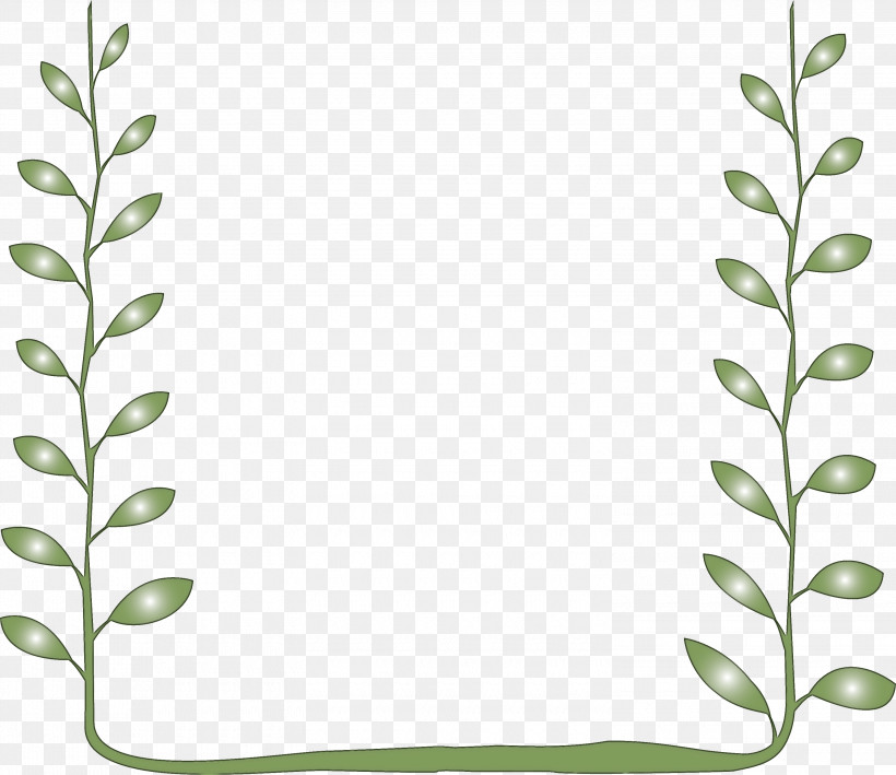Frame, PNG, 3000x2597px, Frame, Flower, Leaf, Pedicel, Plant Download Free