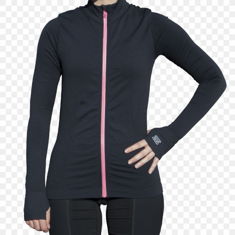 Sleeve T-shirt Jacket Top Hood, PNG, 1024x1024px, Sleeve, Black, Clothing, Gilets, Hood Download Free