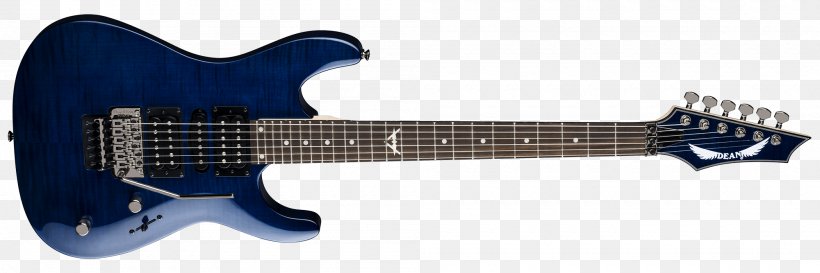 Dean ML Seven-string Guitar Ibanez RG Floyd Rose Electric Guitar, PNG, 2000x667px, Watercolor, Cartoon, Flower, Frame, Heart Download Free