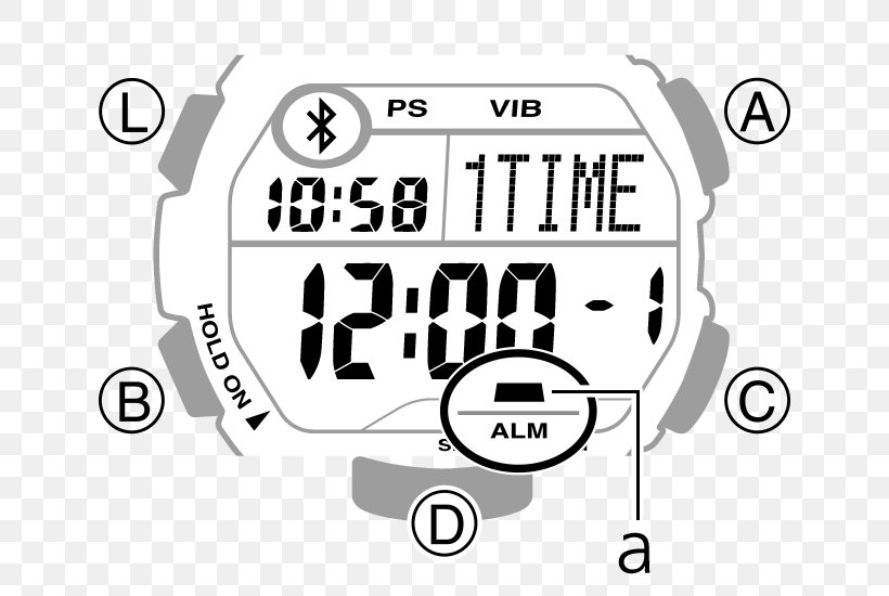 Brand G-Shock Logo Clock Product Design, PNG, 640x550px, Brand, Area, Black And White, Casio, Clock Download Free