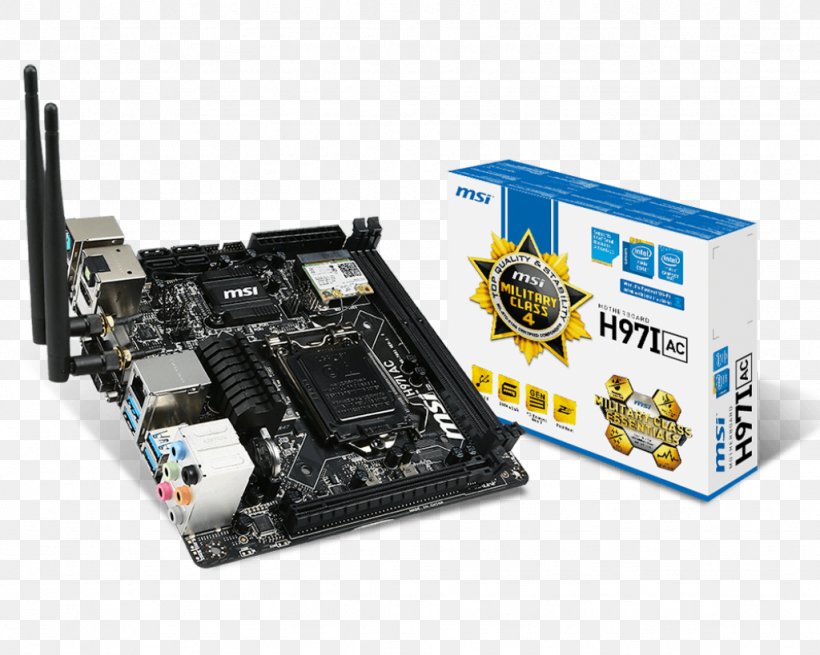 Intel LGA 1150 Mini-ITX Motherboard MSI, PNG, 1024x819px, Intel, Atx, Computer, Computer Component, Computer Hardware Download Free