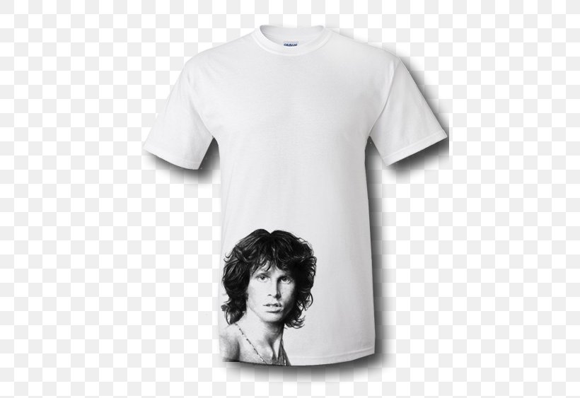 T-shirt Jim Morrison Hoodie Sleeve Clothing, PNG, 450x563px, Watercolor, Cartoon, Flower, Frame, Heart Download Free