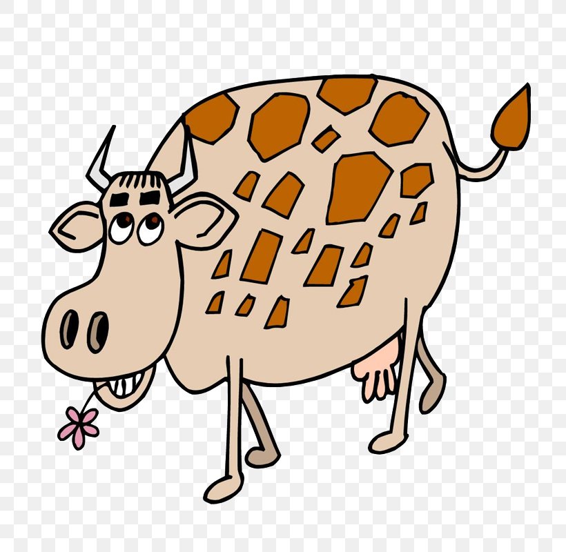 Taurine Cattle Cartoon Chinese Zodiac Illustration, PNG, 800x800px, Cattle, Animal, Animation, Art, Bovine Download Free