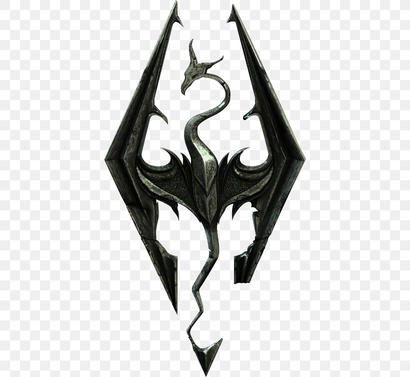The Elder Scrolls V: Skyrim Logo Video Game Decal, PNG, 404x753px, Elder Scrolls V Skyrim, Autocad Dxf, Black And White, Decal, Elder Scrolls Download Free