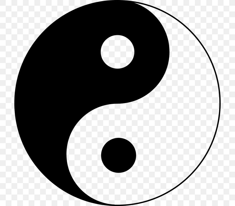 Yin And Yang Taoism Symbol Dialectical Monism, PNG, 720x720px, Yin And Yang, Belief, Black And White, Concept, Context Download Free