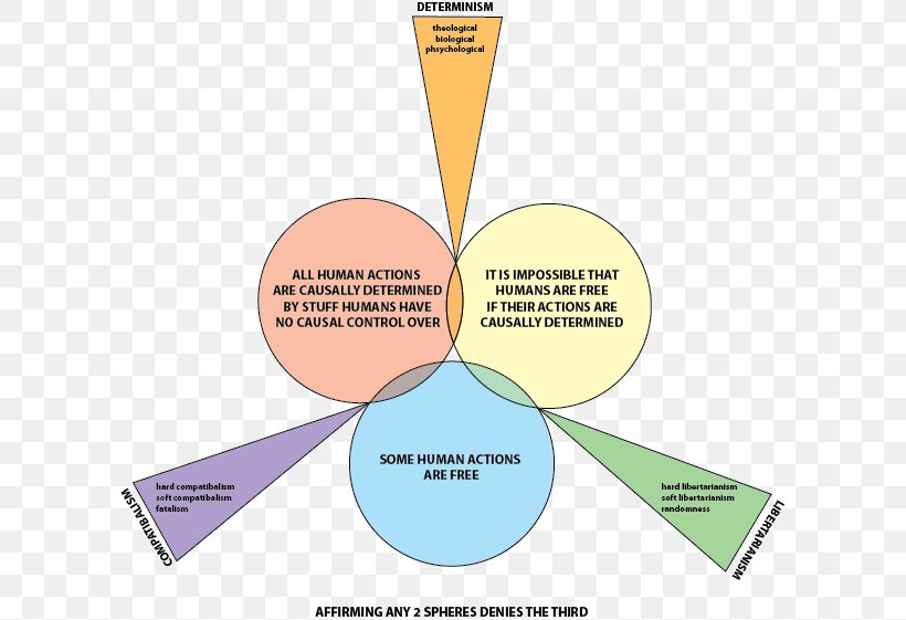 Problem Of Free Will Libertarianism Philosophy Determinism, PNG, 606x561px, Free Will, Area, Communication, Determinism, Diagram Download Free