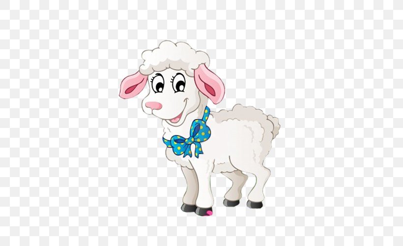 Sheep Goat Lamb And Mutton Livestock Clip Art, PNG, 500x500px, Sheep, Animal Figure, Cartoon, Cattle Like Mammal, Cow Goat Family Download Free