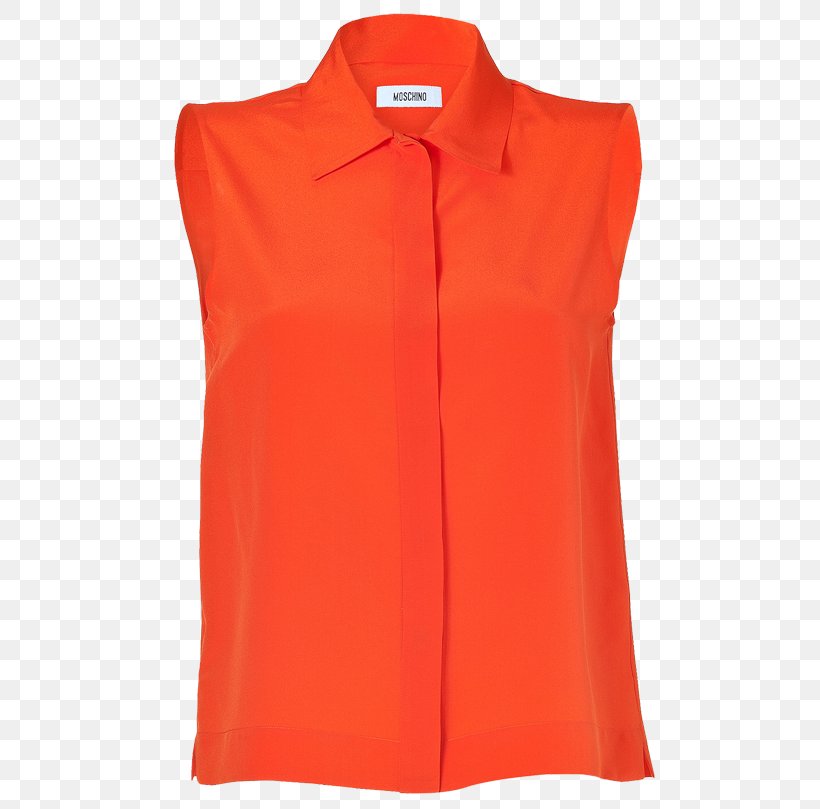 Sleeve Neck, PNG, 600x809px, Sleeve, Blouse, Neck, Orange, Peach Download Free